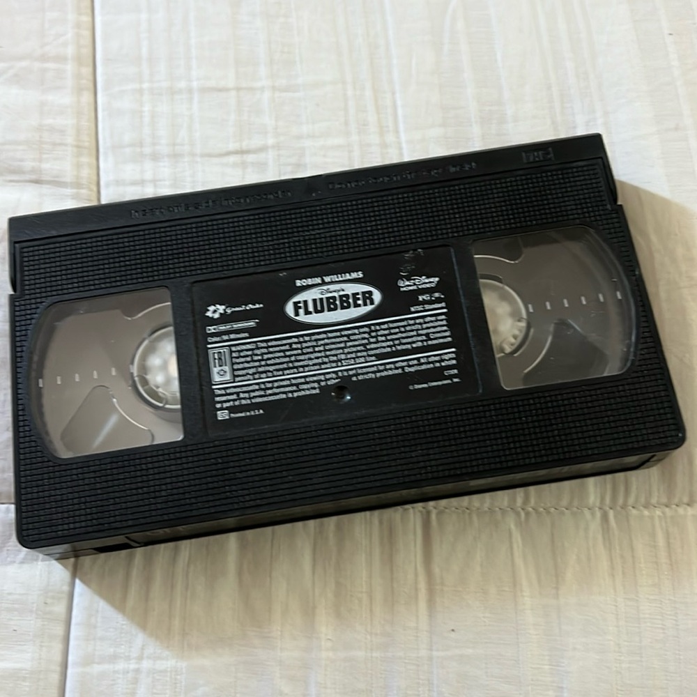 Disney’s flubber movie vhs tape